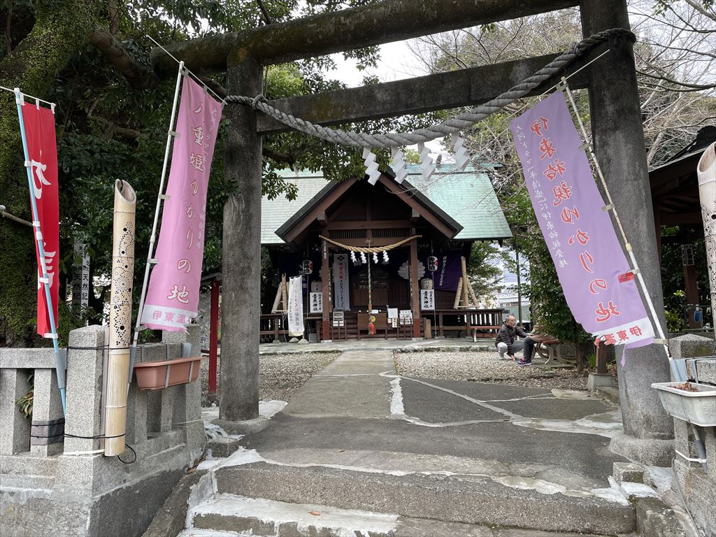 音無神社で初詣